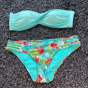 Blue bikini set